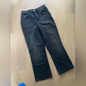 Re/done 70’s bootcut jeans broken in black